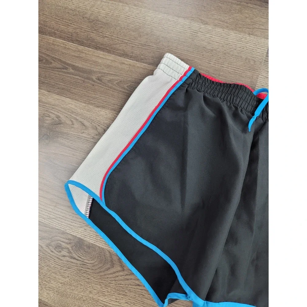 Nike Running Shorts Small Black Tempo Lined Drawstrings Gym Stretch Womens